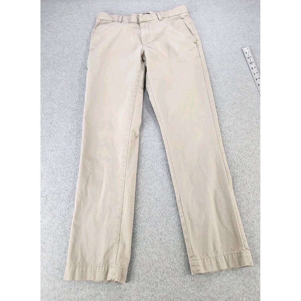 Banana Republic Pants Mens‎ 32x30 Khaki Chino Beige Flat Front Classic Slacks